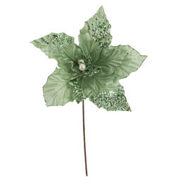 Цветок искусственный "Пуансеттия", L25 W25 H45 см