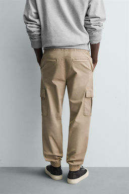 PANTAL?N CARGO SLIM FIT / Beige - Zara фото 3