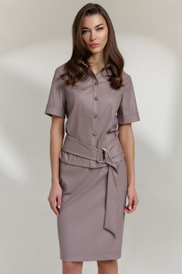 Блузка 0821 бежевый - Diliafashion фото 3