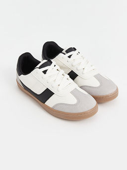 Ba?c?kl? Renk Bloklu Erkek ?ocuk Spor Ayakkab?