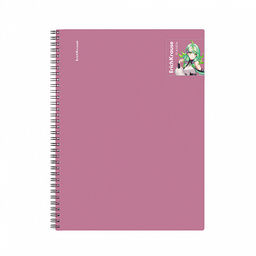 Цена за 1 шт. Тетрадь общая с пластиковой обложкой на спирали ErichKrause Manga розовый, А4, 80 листов, клетка