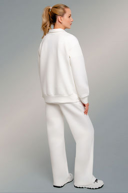 Арт. 2801Костюм с брюками женский 44-50 (4 шт) Цвет:молочный - Калинка фото 11