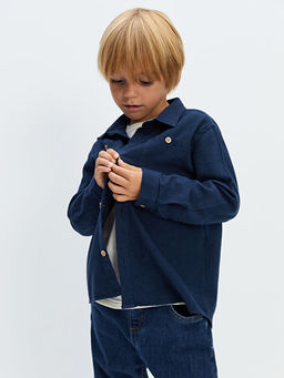 Uzun Kollu Basic Erkek ?ocuk G?mlek