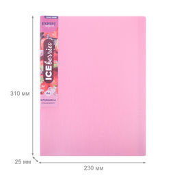 Expert Complete Trend ICEberries Папка с вкладышами 60 л. A4 700 мкм 25 мм лён 1 шт. клубника EC211820073