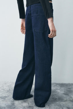 ZW COLLECTION RELAXED FIT MID-RISE JEANS - Zara фото 4