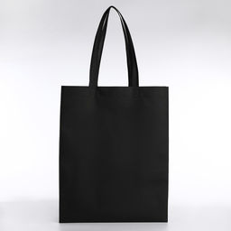 Цена за 3 шт. Шопер, 42×10×30 см, однотонный, без подклада, цвет чёрный