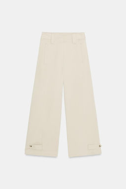PANTAL?N CULOTTE TIRO ALTO / Crudo medio - Zara фото 10