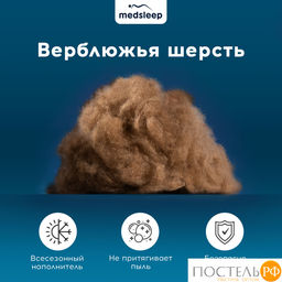 MEDSLEEP CAMEL WOOL Одеяло 200х220, 1пр., микробамбук/шерсть/микроволокно  фото 15