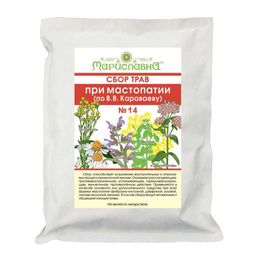 При мастопатии сбор трав (по Караваеву)
