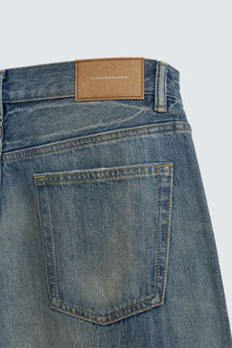 RIPPED REGULAR STRAIGHT-LEG JEANS - Zara фото 10