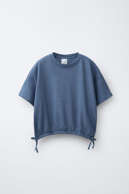 CONJUNTO CAMISETA LAZOS Y PANTAL?N JOGGER / Azul medio - Zara фото 3