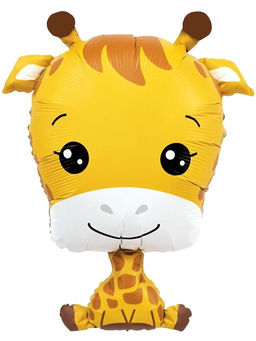 Воздушный шар фольгированный 35" «Жирафик»