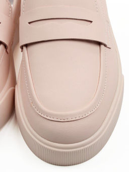 03-YD122-1 PINK Лоферы женские (натуральная кожа)