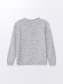 Bisiklet Yaka Nak??l? Uzun Kollu K?z ?ocuk Triko Kazak - Waikiki фото 2