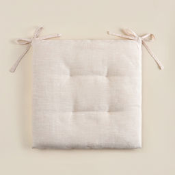 Подушка на стул SL HOME Gloomy, 42×42 см, бежевая