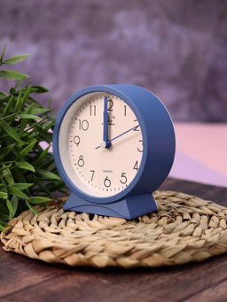 Часы-будильник Morning mood, blue (11,2х10,5 см)