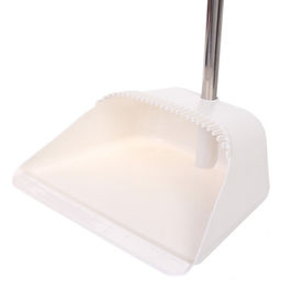 Набор для уборки, щетка для пола с совком "Профи" белый 8813