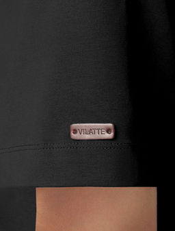 Свободная футболка с авторским принтом - Vilatte фото 3