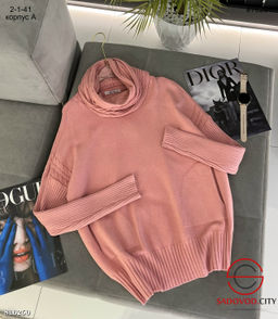 Женский тёплый свитер с горлом - Bruno фото 2