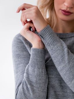 Джемпер Мари светло-серый маренго