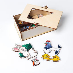 Пазлы логические Мамы и детёныши - Лесная мастерская фото 17