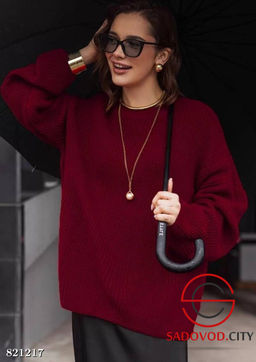 Теплый свитер однотонный - Bruno фото 2