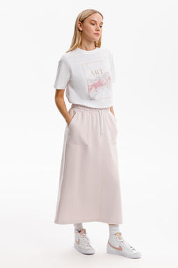 ЕВТ 7030/розовый кашемир юбка жен