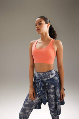 Спортивный бюстгальтер DeFactoFit с круглым вырезом  фото 2