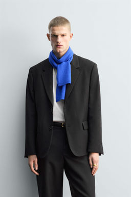 LIMITED EDITION WOOL AND VISCOSE SUIT BLAZER - Zara фото 2