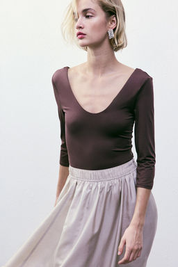 Body tanga con escote en U - H&m фото 2