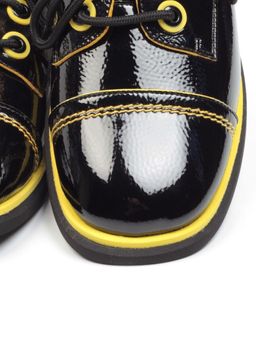 03-H491-H11-F384 BLACK Полуботинки женские (натуральная кожа) - Фабричный китай фото 15