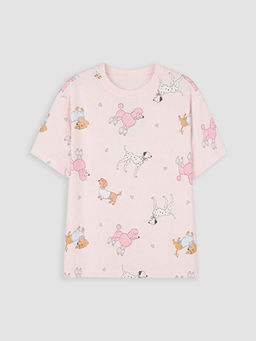 Desenli K?z ?ocuk ?ortlu Pijama Tak?m?