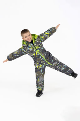 Комбинезон евро зима серыйосколки