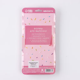 Формы для выпечки печенья Нежность, набор 6 шт., пластик