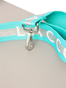 LACCOMA ремень 1000-3,8-бирюзовый полиэстр  фото 3