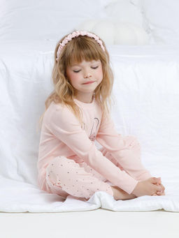 К 1541/24/бежево-розовый,штрихи пижама дет