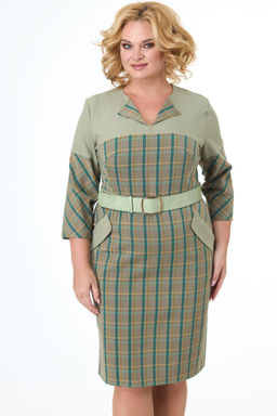 Платье ANELLI 1069 зеленый  фото 5