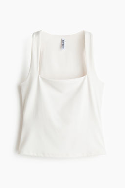Top de punto con escote cuadrado - H&m фото 8