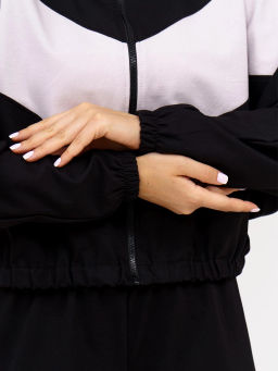 Костюм женский, цвет черный серый