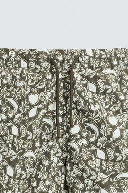 FRUIT PRINT MID-LENGTH SWIMMING TRUNKS - Zara фото 3