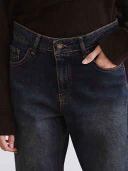 Wideleg Kad?n Jean Pantolon