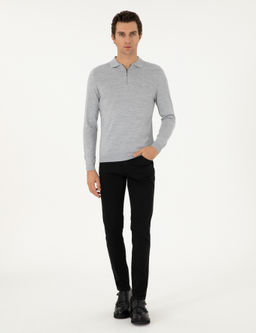 Черные джинсовые брюки узкого кроя