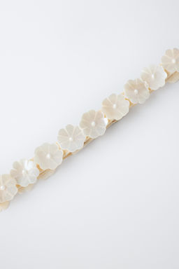 CHOKER FLORES NACARADAS / Blanco - Zara фото 4