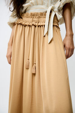 Maxifalda con borlas - H&m фото 6