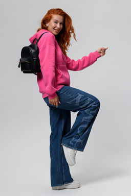 Толстовка женская оверсайз 14428