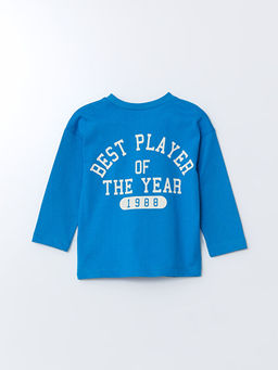 Bisiklet Yaka Bask?l? Erkek ?ocuk Ti??rt - Waikiki фото 2