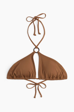 Top de bikini halter con relleno