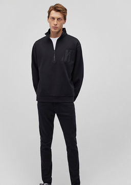 Mavi Pro Yar? Fermuarl? Siyah Sweatshirt  фото 3