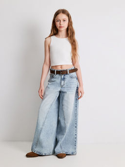 ACOOLA / Майка-топ детский для девочек Anis_top белый  фото 5