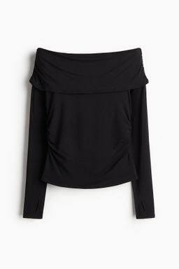 Top de deporte off-the-shoulder - H&m фото 2